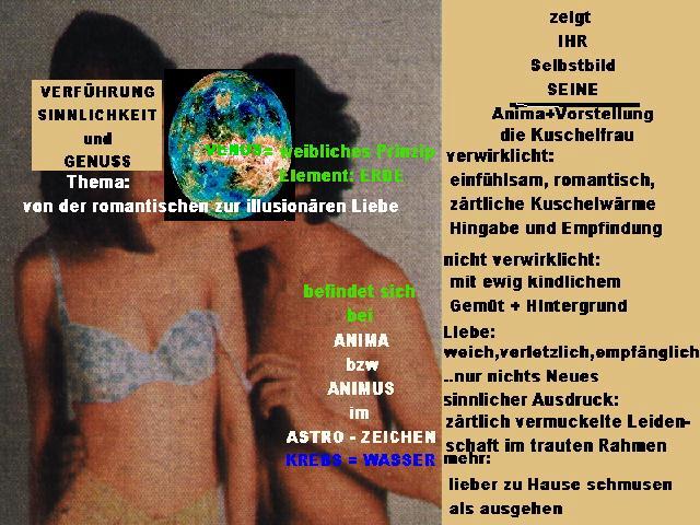 die Sinnlichkeit der Krebsvenus